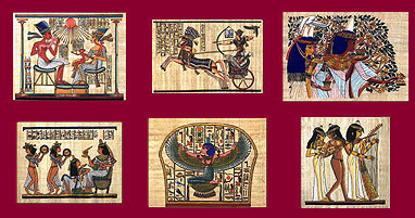 Egypt Tomb Scenes - Papyrus Art Screenshot